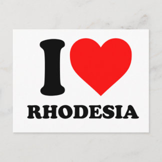 Amo la postal de Rodesia