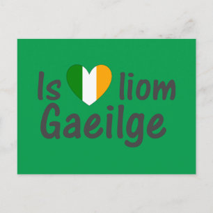 Amo la postal gaélica irlandesa