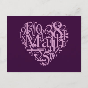 Amo la postal matemática