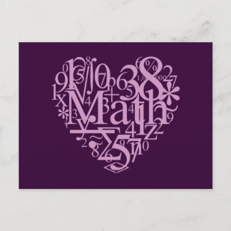 Amo la postal matemática