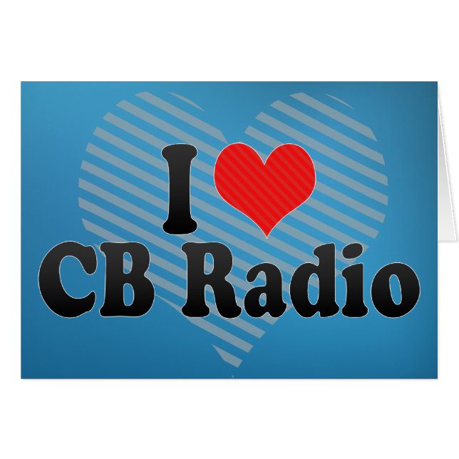 Amo la radio CB (Anverso (Horizontal))