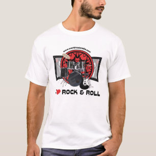 Amo la roca y ruedo la camiseta