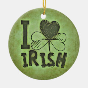 Amo la Ronda de Ornamentos Irlandeses