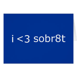 Amo la Sobriedad
