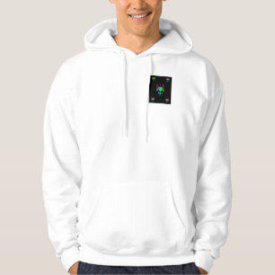 Amo la sudadera encapuchada de los hombres de arte