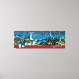Amo la Suiza Zuerich - Lienzo envuelto