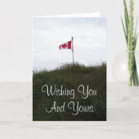 Amo la tarjeta de felicitación de Canadá