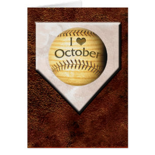 Amo la tarjeta de octubre