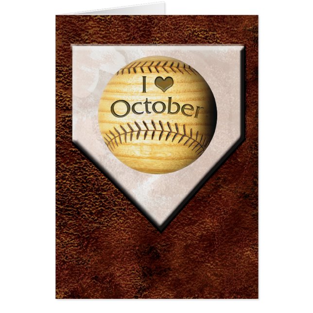 Amo la tarjeta de octubre (Frente)