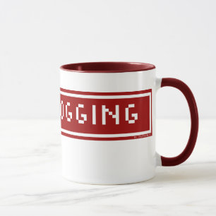 Amo la taza Blogging del botón del blog