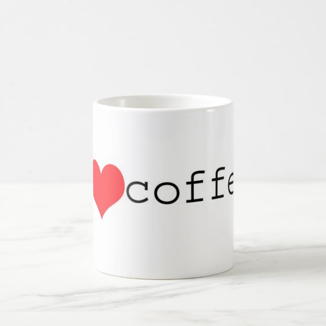 amo la taza de café (Centro)