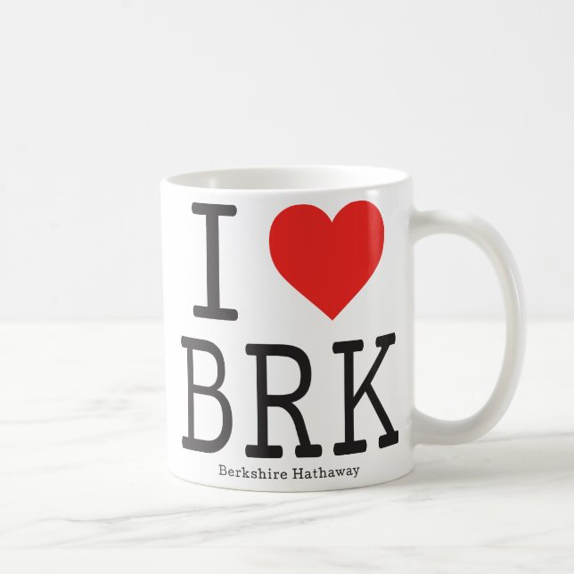 Amo la taza de café de Berkshire Hathaway (BRK) (Derecha)