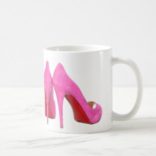 Amo la taza de café de los zapatos