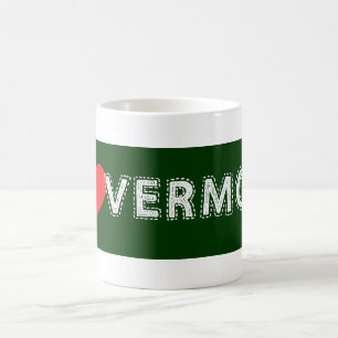 Amo la taza de café de Vermont