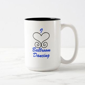 Amo la taza de café del baile de salón de baile