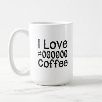 Amo la taza de café negro