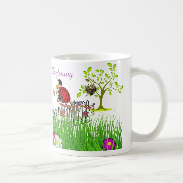 Amo la taza de café que cultiva un huerto (Derecha)