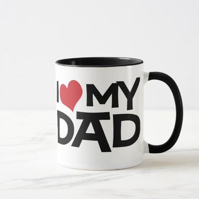 Amo la taza de canto de mi padre (Derecha)