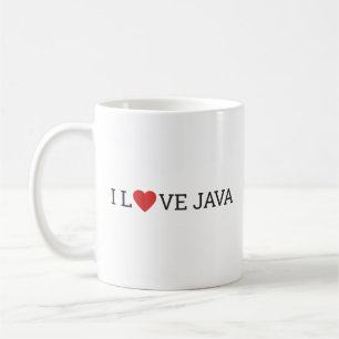Amo la taza de Java
