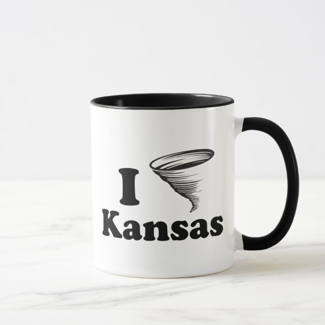 Amo la taza de Kansas (Derecha)