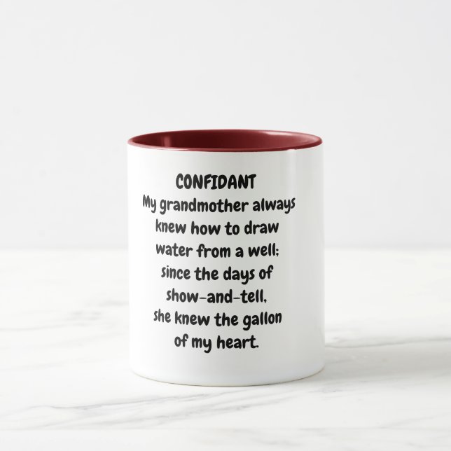 Amo la taza de la abuela (Centro)