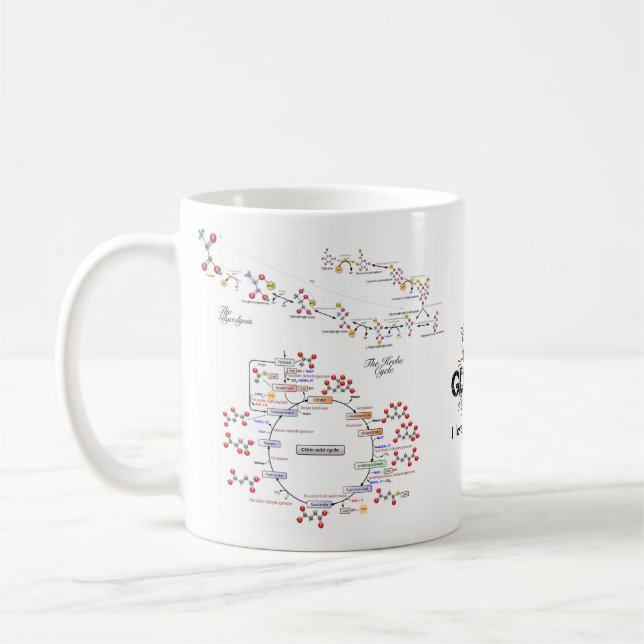 Amo la taza de la bioquímica - biochimica del la (Izquierda)