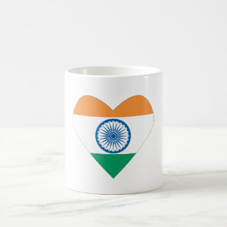 Amo la taza de la India/el corazón de la India