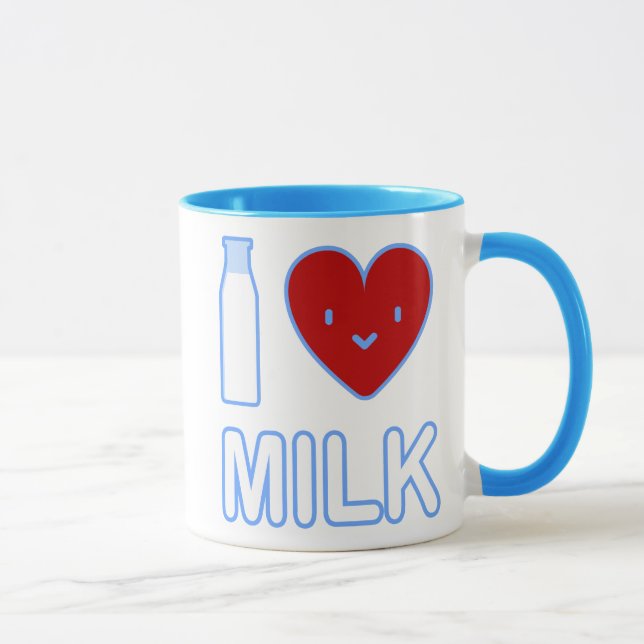 Amo la taza de la leche (Derecha)
