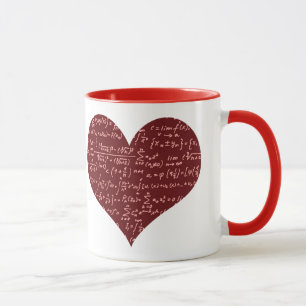 Amo la taza de la matemáticas