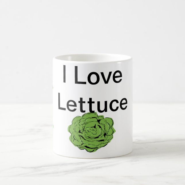 Amo la taza de la obra clásica de la lechuga (Centro)