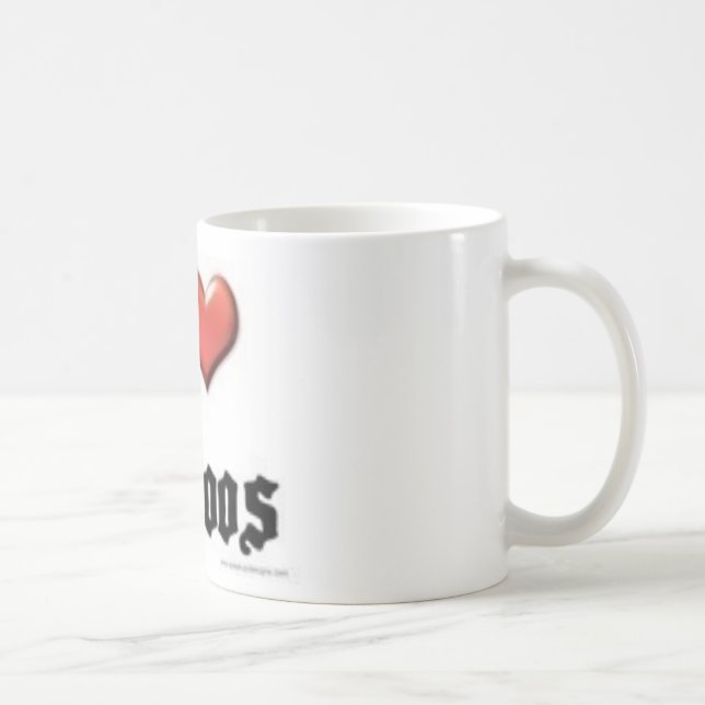 amo la taza de la obra clásica de los tatuajes (Derecha)