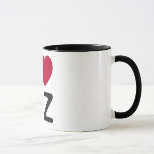 Amo la taza de la onza