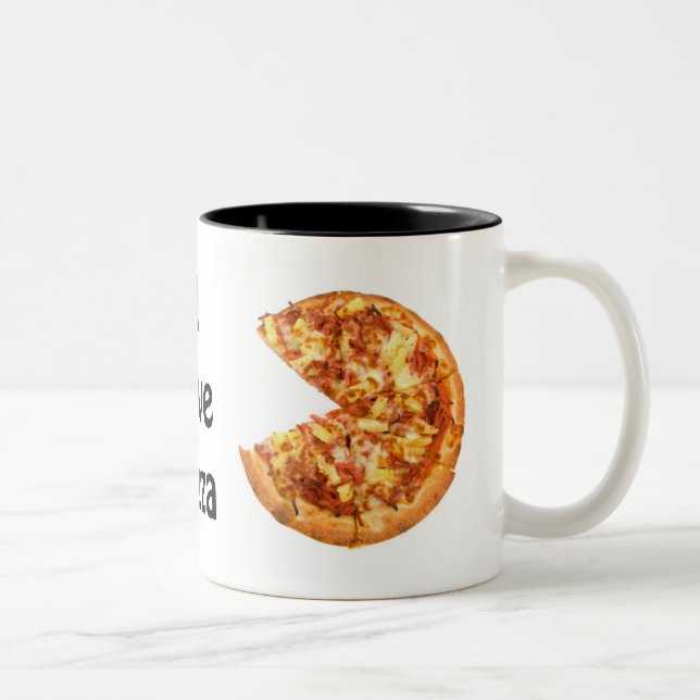 Amo la taza de la pizza (Derecha)