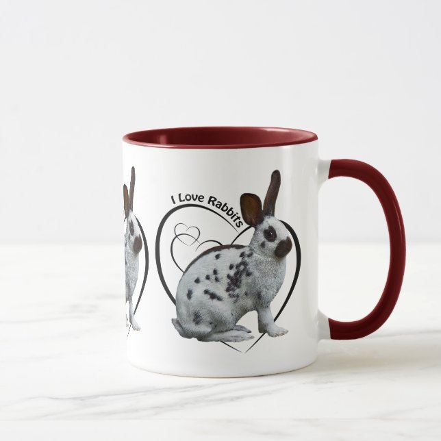 Amo la taza de los conejos (Derecha)
