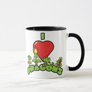 Amo la taza de los dragones