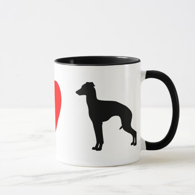 Amo la taza de los galgos italianos (Derecha)