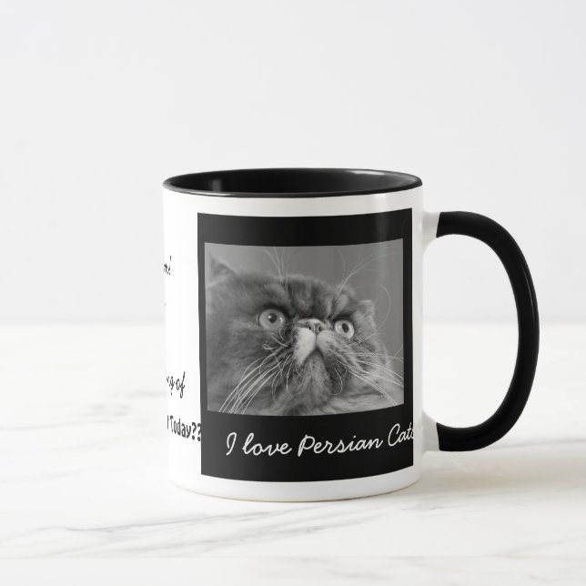 ¡Amo la taza de los gatos persas! (Derecha)