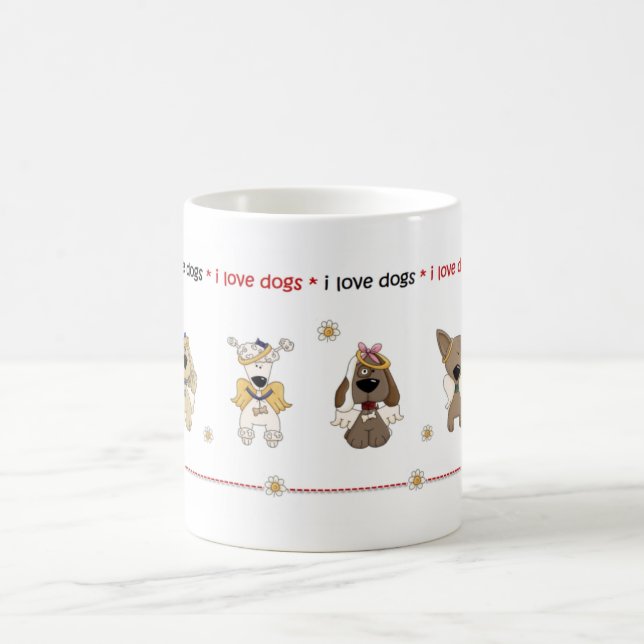 Amo la taza de los perros (Centro)