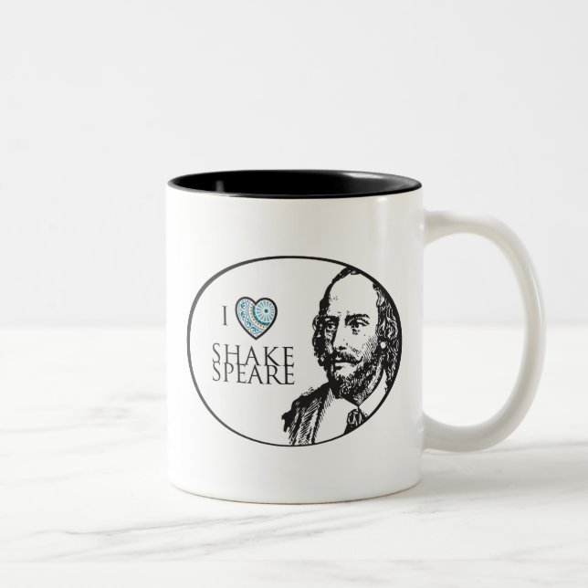Amo la taza de Shakespeare (Derecha)
