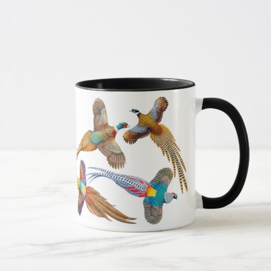 Amo la taza del campanero de los faisanes