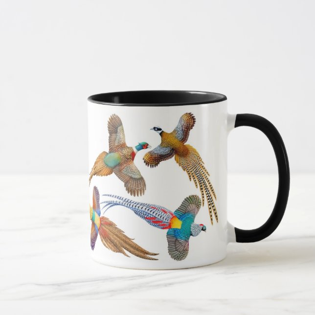 Amo la taza del campanero de los faisanes (Derecha)