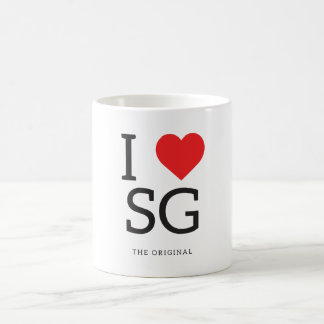 Amo la taza del SG del corazón de Singapur el | I