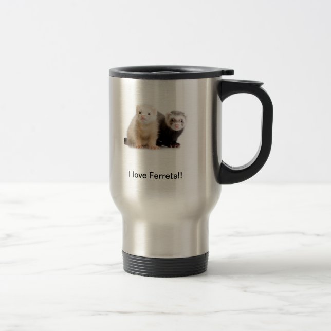 Amo la taza del viaje de los hurónes (Derecha)