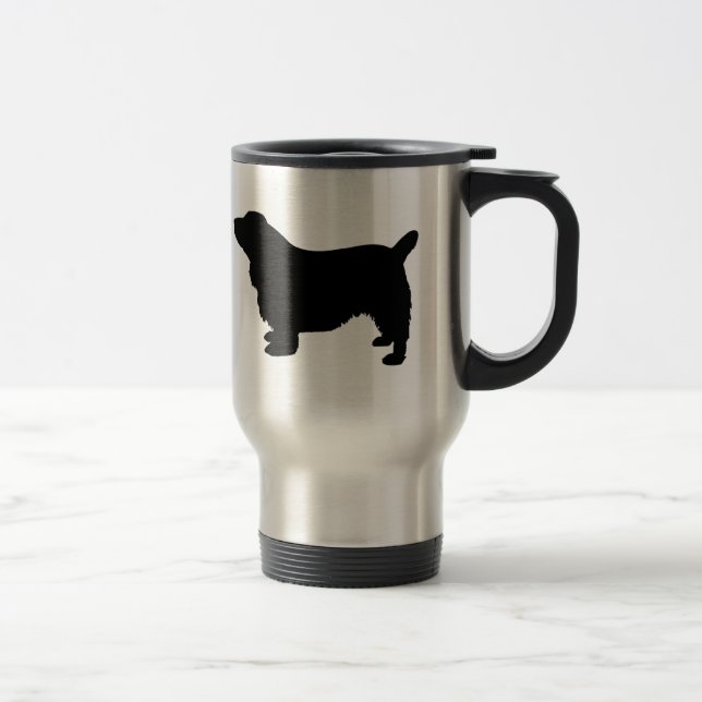 Amo la taza del viaje de los perros de aguas de (Derecha)