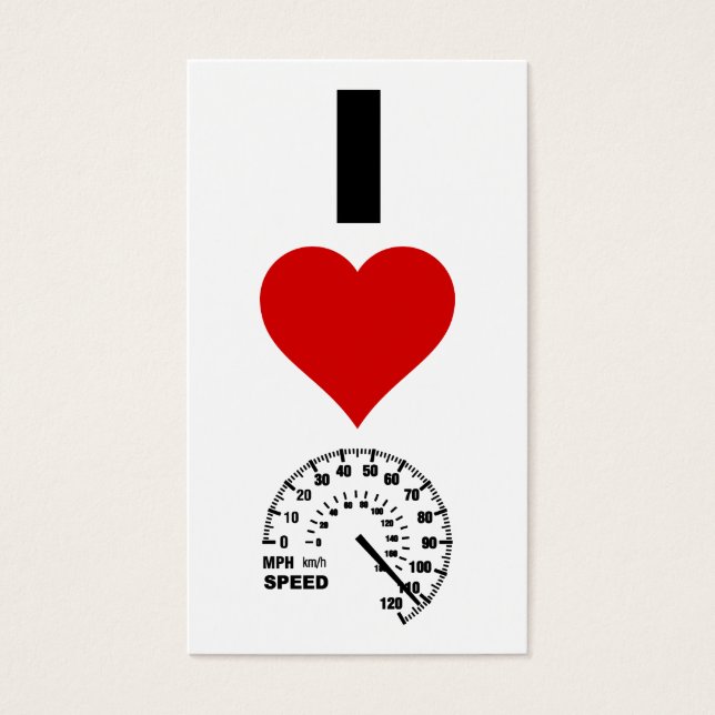 Amo la velocidad (vertical) (Frente)