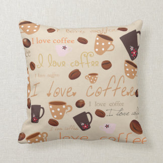 Amo las almohadas del café