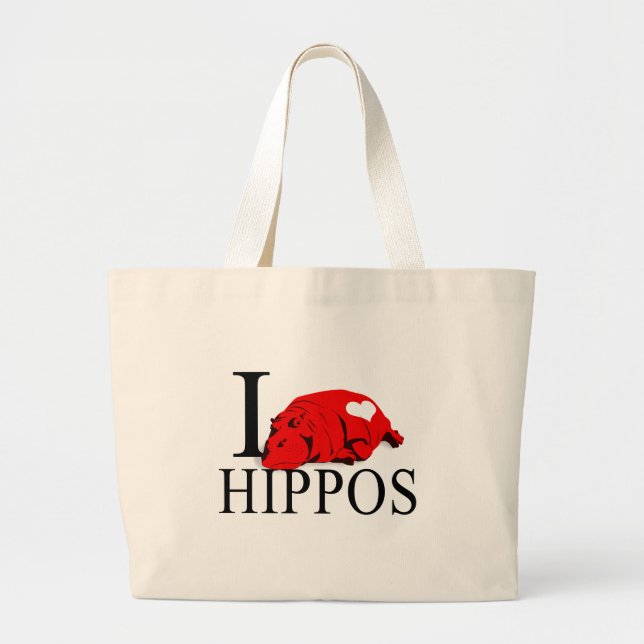Amo las bolsas de asas de los hipopótamos (Frente)