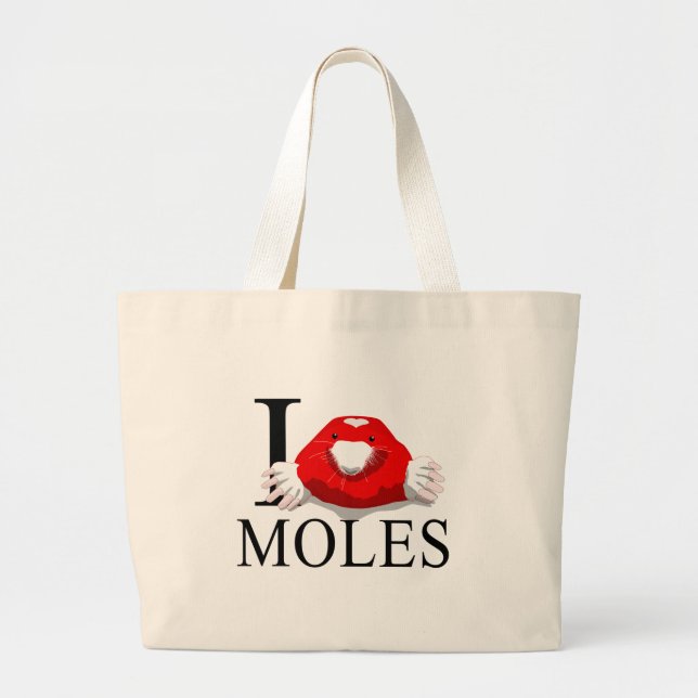 Amo las bolsas de asas de los topos (Frente)