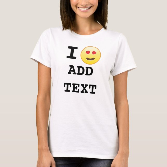 Amo las camisetas de encargo (Anverso)