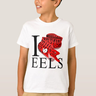 Amo las camisetas de las anguilas